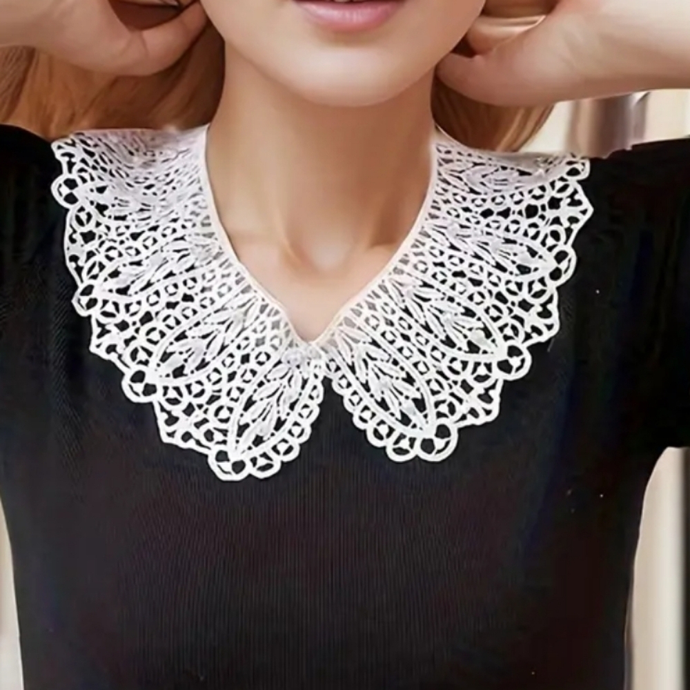 DETACHABLE LACE COLLAR DRESS UP ANY DRESS OR SWEATER DETACHABLE #1